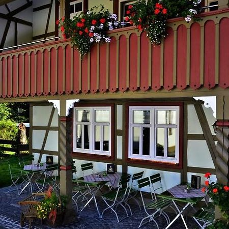 Hotel Café im Hof Streufdorf Esterno foto