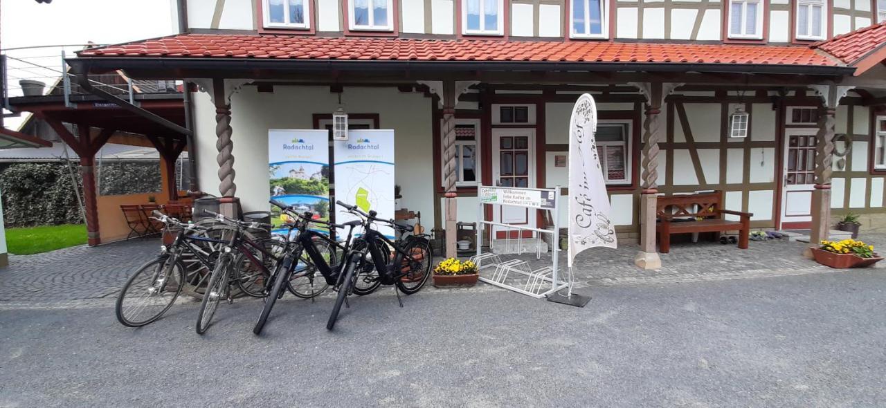 Hotel Café im Hof Streufdorf Esterno foto