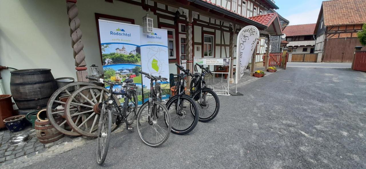 Hotel Café im Hof Streufdorf Esterno foto