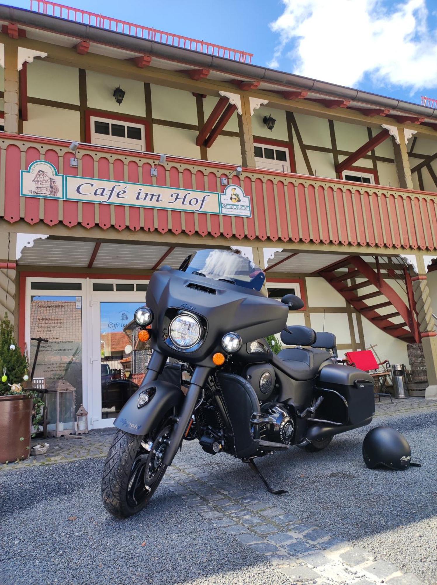 Hotel Café im Hof Streufdorf Esterno foto