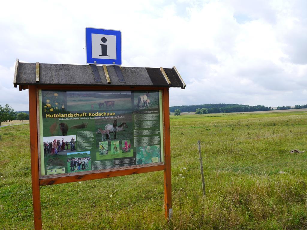 Hotel Café im Hof Streufdorf Esterno foto