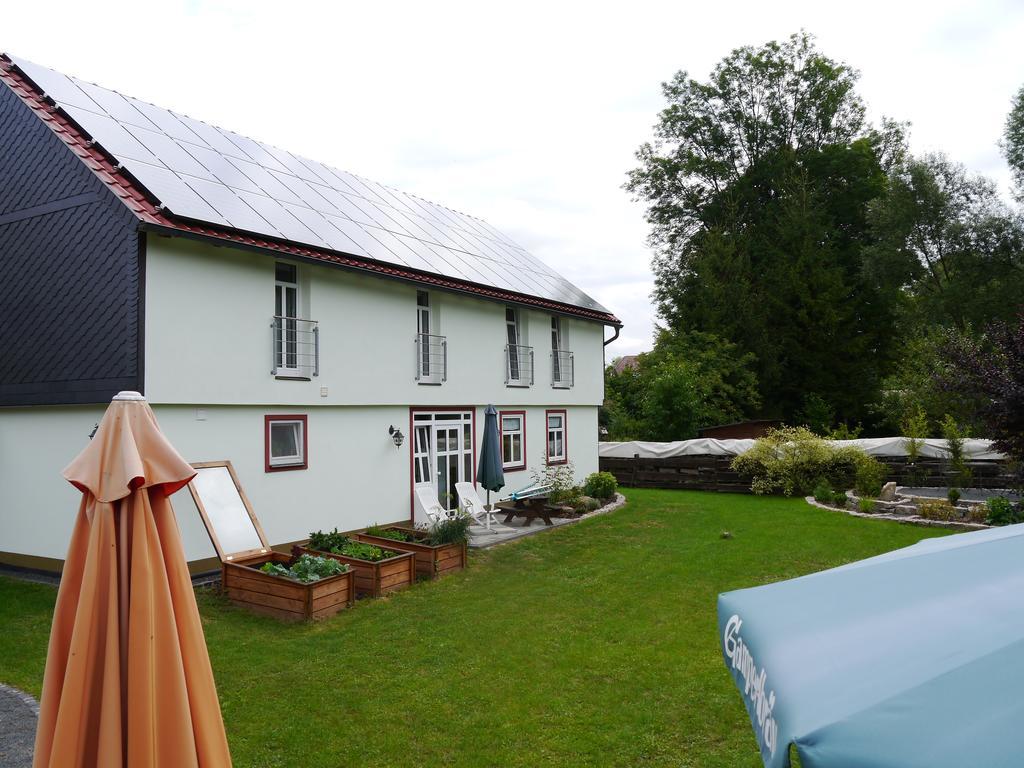 Hotel Café im Hof Streufdorf Esterno foto