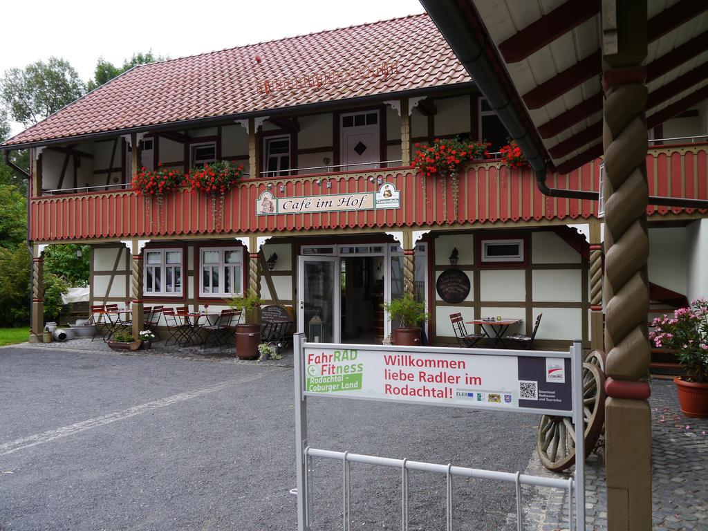 Hotel Café im Hof Streufdorf Esterno foto