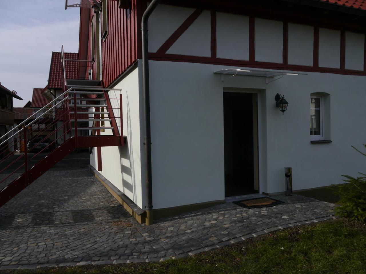 Hotel Café im Hof Streufdorf Esterno foto