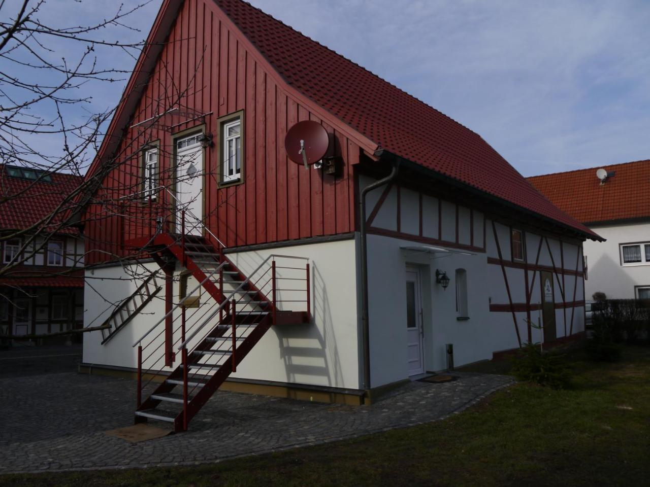 Hotel Café im Hof Streufdorf Esterno foto