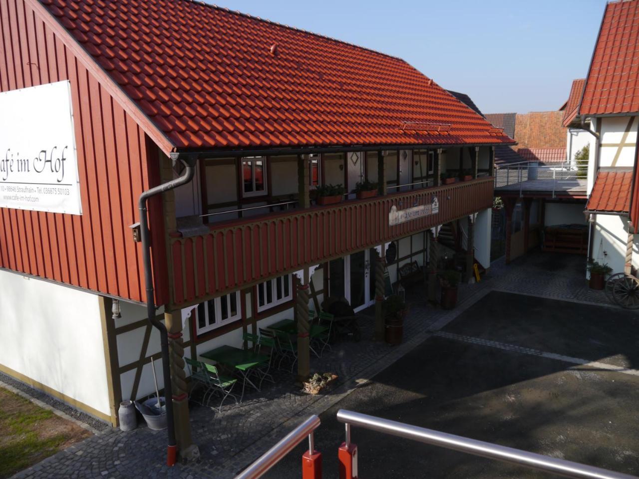 Hotel Café im Hof Streufdorf Esterno foto