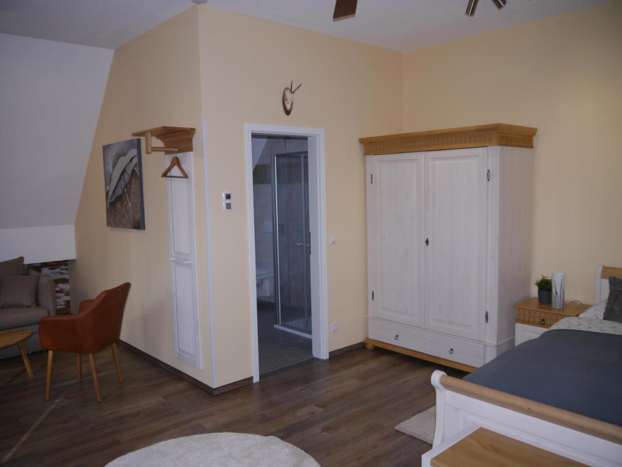 Hotel Café im Hof Streufdorf Esterno foto
